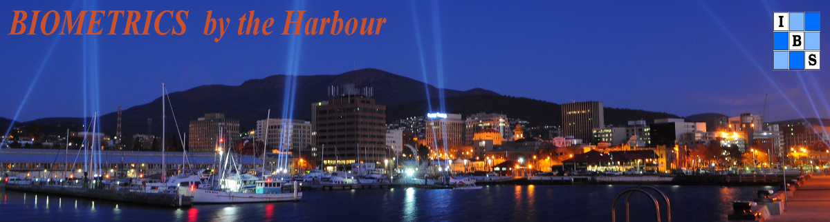 Biometrics by the Harbour, Hobart, Tasmania, November 30 - December 3, 2015